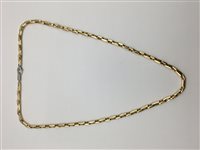 Collana Uomo Catena Tutto Oro in Oro SON CAT OG MAGLIA TONDA Soma Gioielli G.37.3